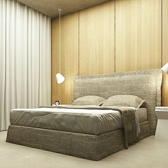 Κρεβάτι επενδυμένο με ύφασμα, Verona, Avanti 